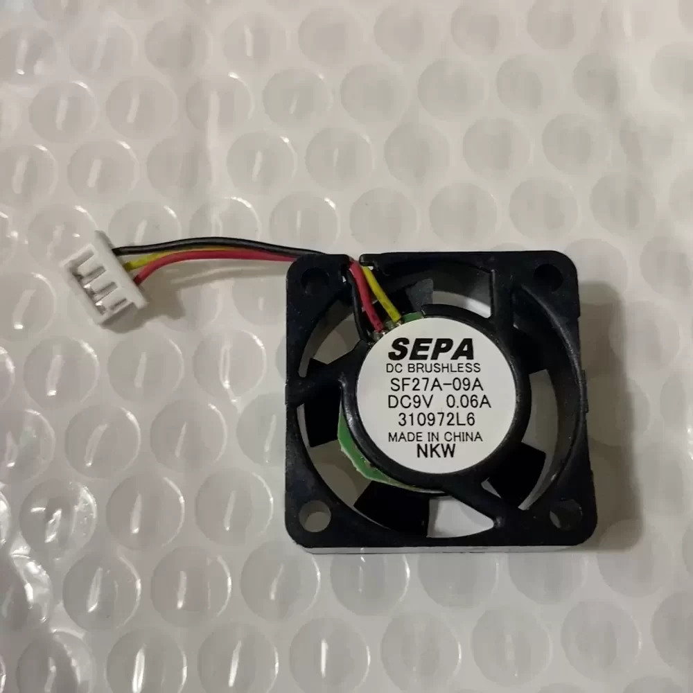 SF27A-09A SEPA 9VDC 27x27x10mm Micro Cooling Axial Fan