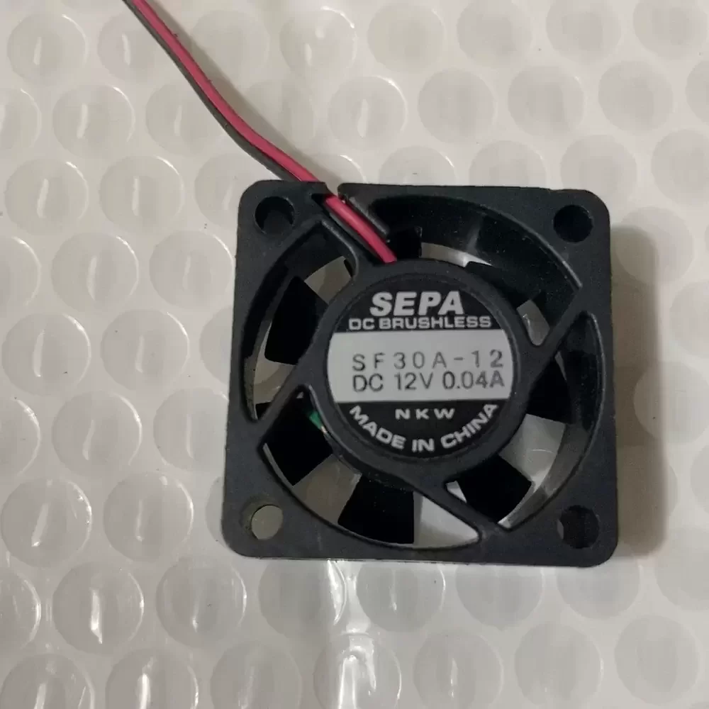 SF30A-12 SEPA 12VDC 30x30x10mm Low Noise Axial Fan