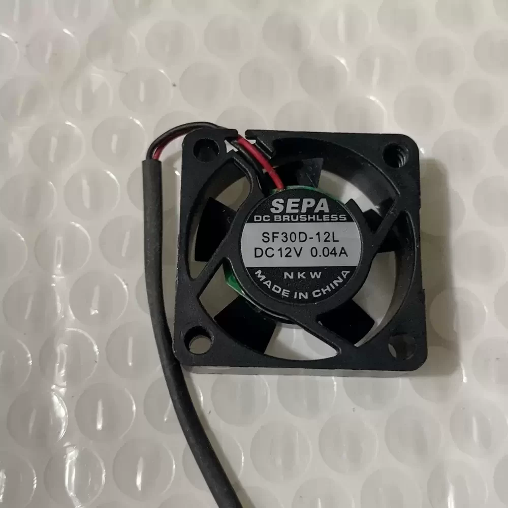 SF30D-12L SEPA 12VDC 30x30x10mm Low Noise Axial Fan