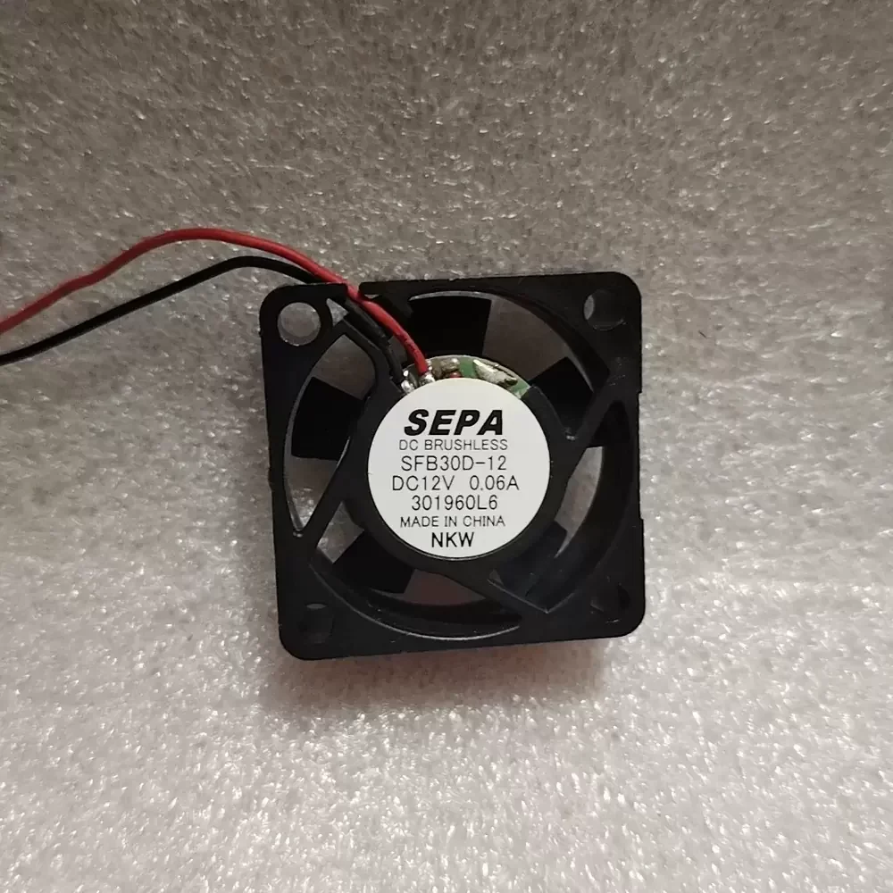 SFB30D-12 SEPA 12VDC 30x30x10mm Axial Cooling Fan