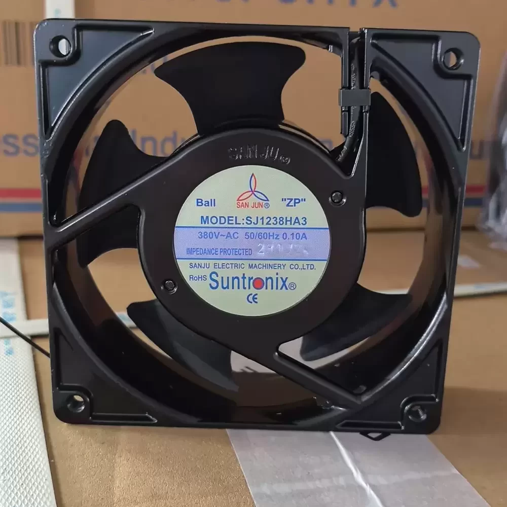 SJ1238HA3 San Jun 380VAC 120x120x38mm Industrial Axial Fan