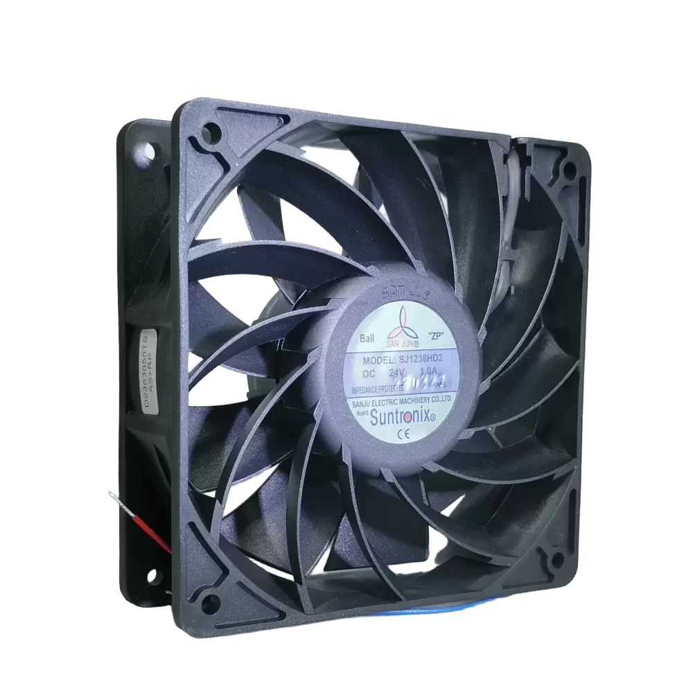 SJ1238HD2 Sanju 24VDC 120x120x38mm 1A DC Axial Fan SJ1238HD2 Sanju 24VDC 120x120x38mm 1A DC Axial Fan