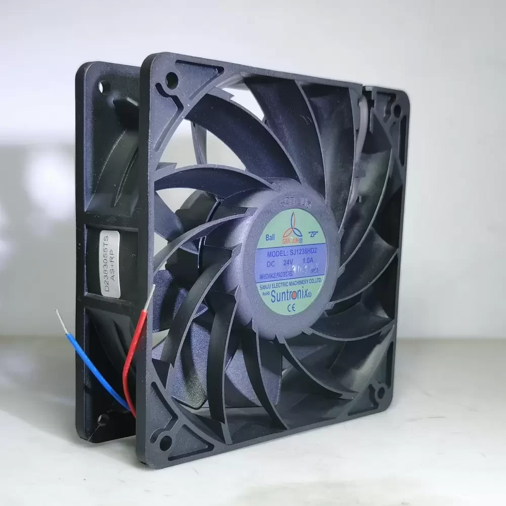SJ1238HD2 Sanju 24VDC 120x120x38mm 1A DC Axial Fan SJ1238HD2 Sanju 24VDC 120x120x38mm 1A DC Axial Fan