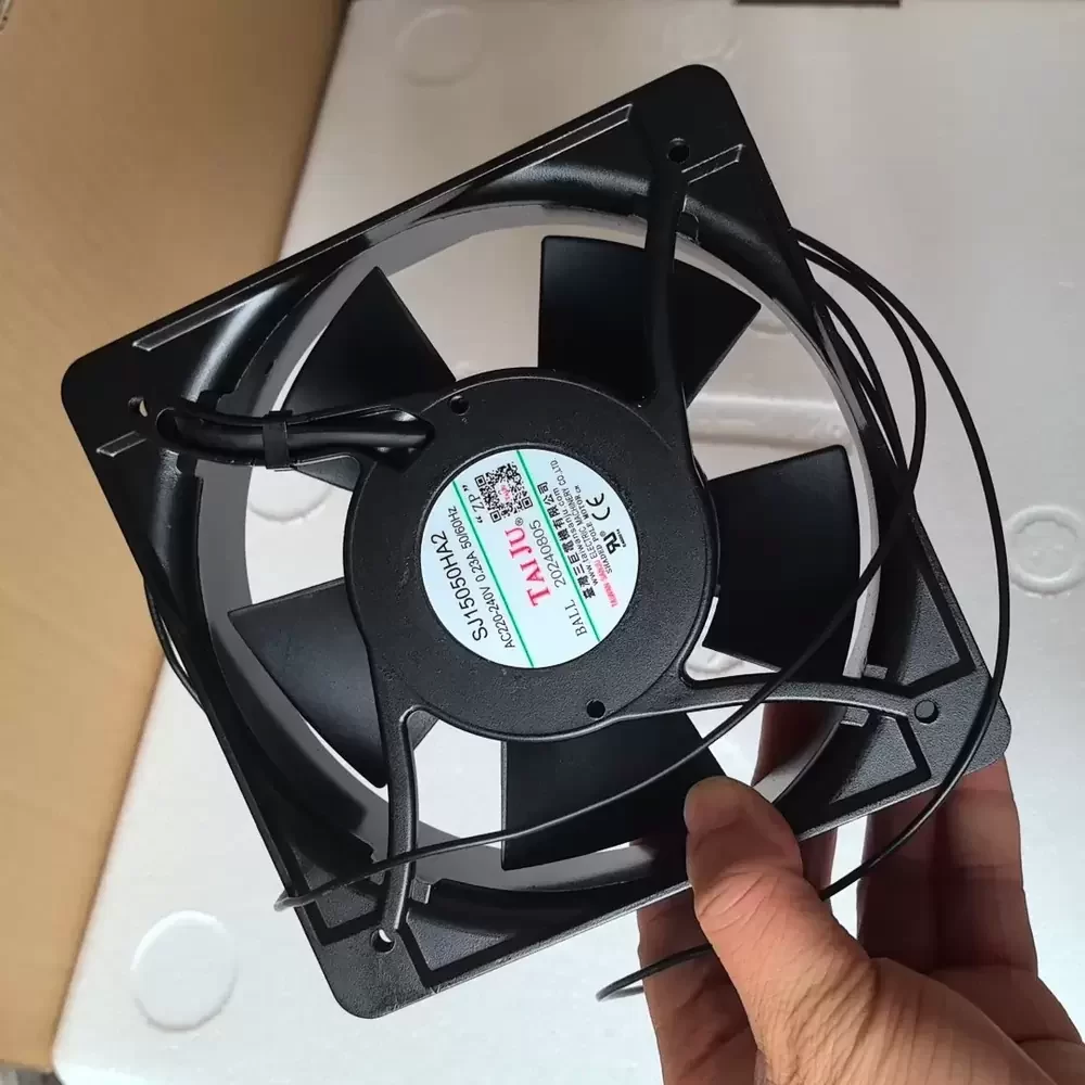 SJ15050HA2 San Ju 220V 0.23A High Airflow AC Cooling Fan SJ15050HA2 San Ju 220V 0.23A High Airflow AC Cooling Fan