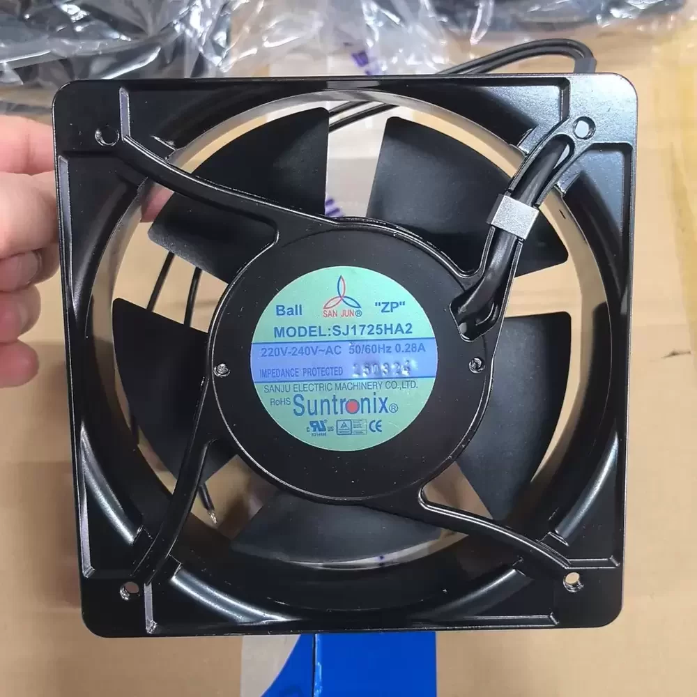 SJ1725HA2 Suntronix 220VAC 172x150x51mm Metal Axial Fan