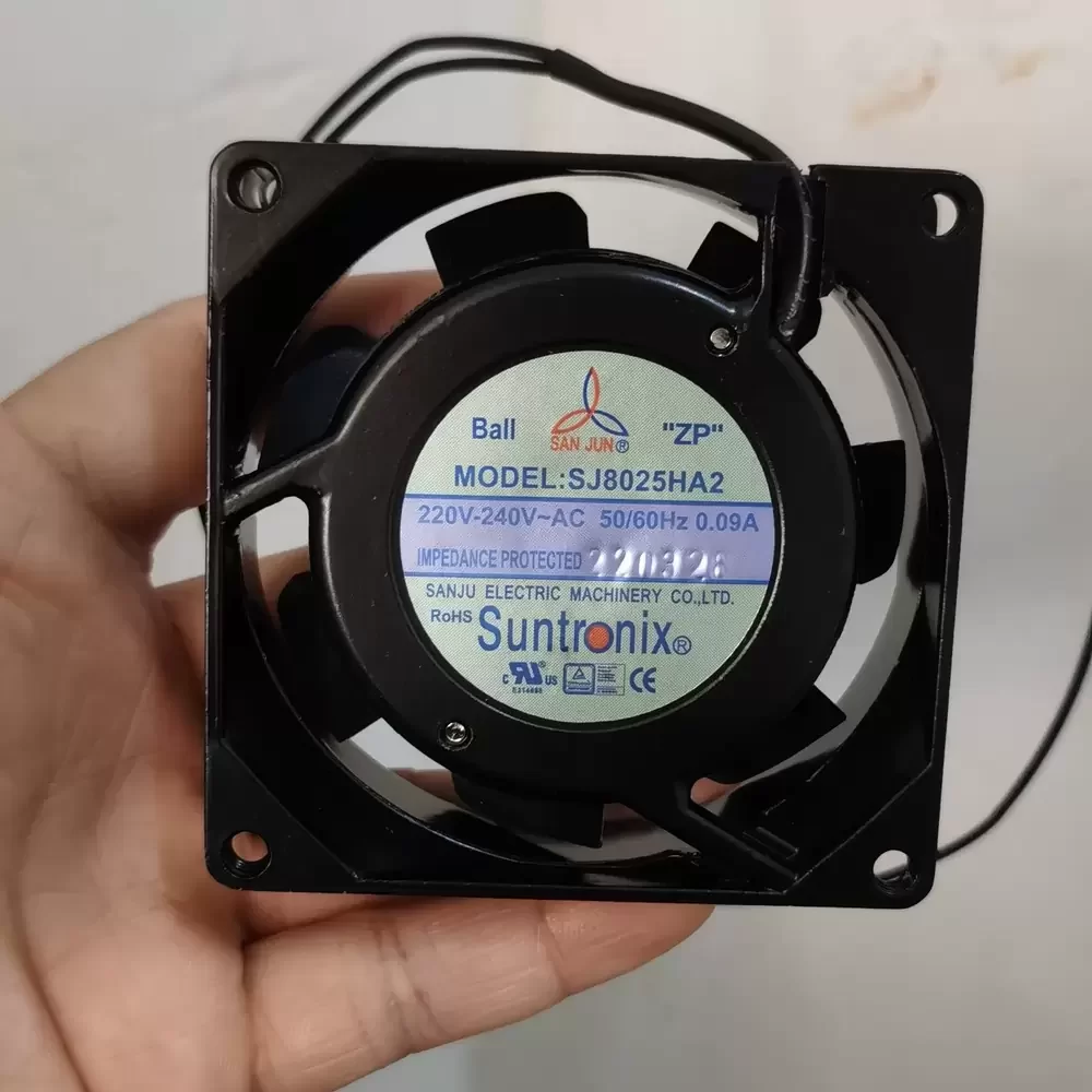 SJ8025HA2 SAN JU 220V Ball Bearing High Speed AC Axial Fan