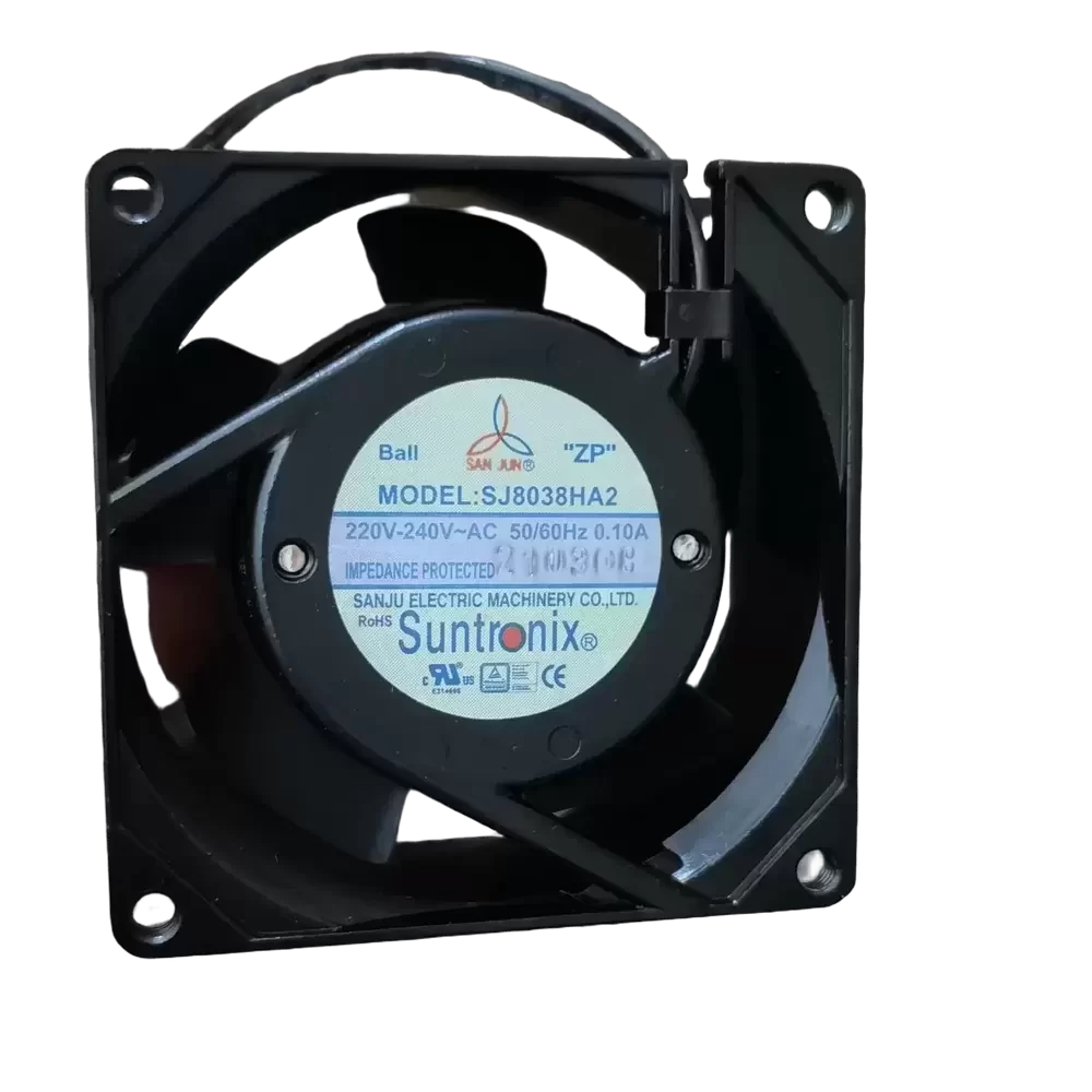 SJ8038HA2 San Jun 220-240VAC 80x80x38mm Axial Fan