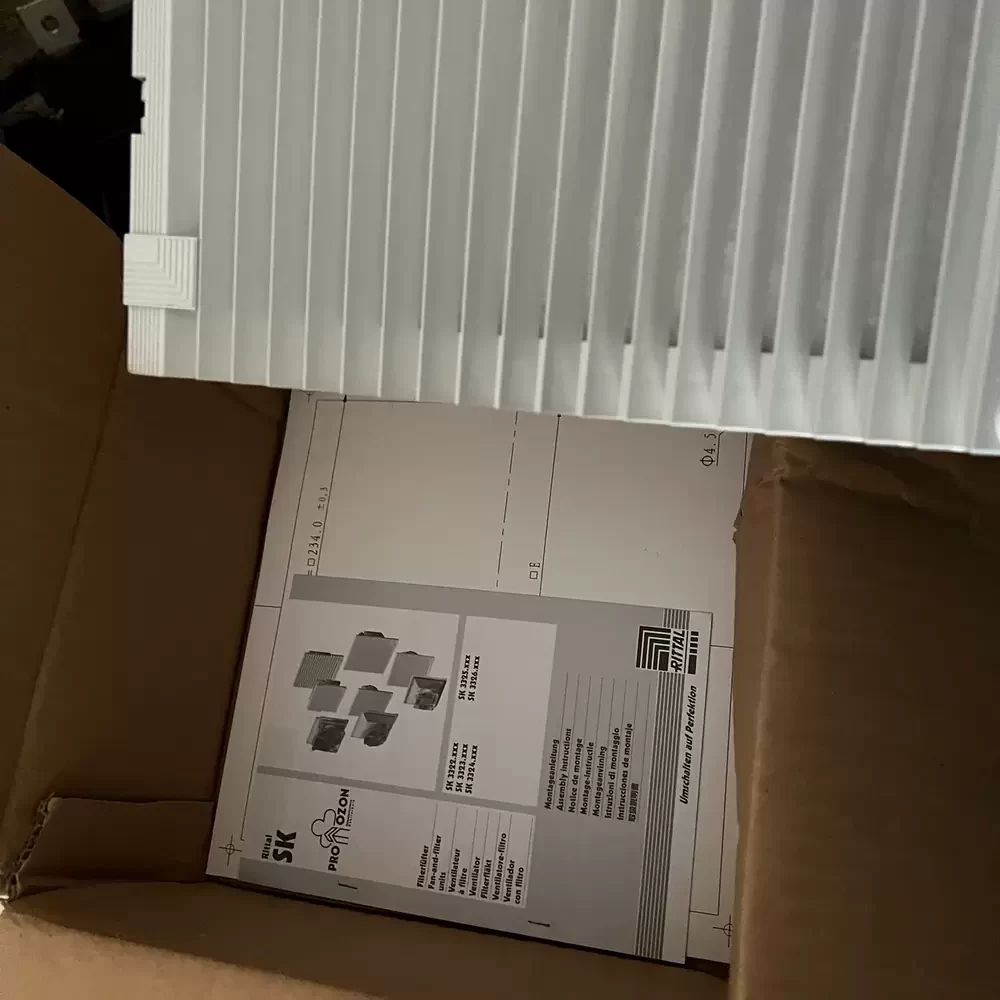 SK 3325.107 Rittal 230VAC 255x255mm TopTherm Filter Fan SK 3325.107 Rittal 230VAC 255x255mm TopTherm Filter Fan