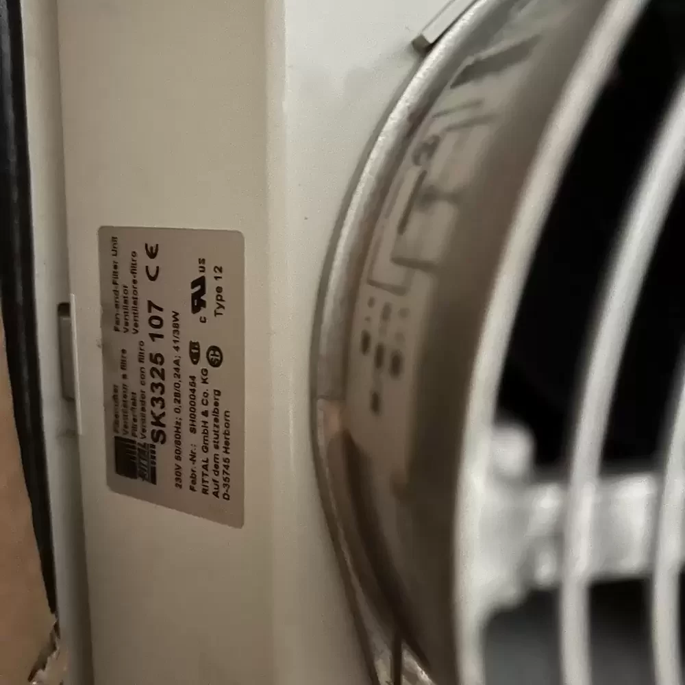 SK 3325.107 Rittal 230VAC 255x255mm TopTherm Filter Fan SK 3325.107 Rittal 230VAC 255x255mm TopTherm Filter Fan