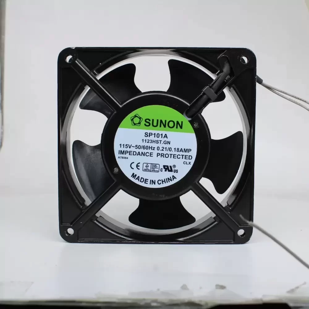 SP101A 1123HST.GN SUNON 115VAC 120mm Axial Fan SP101A 1123HST.GN SUNON 115VAC 120mm Axial Fan