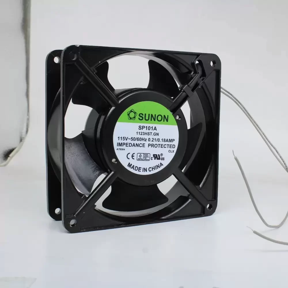 SP101A 1123HST.GN SUNON 115VAC 120mm Axial Fan SP101A 1123HST.GN SUNON 115VAC 120mm Axial Fan
