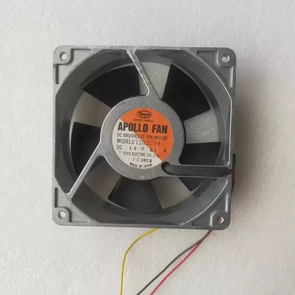 STD12C98 TOYO 48VDC 120x120x38mm 3-Wire Axial Fan STD12C98 TOYO 48VDC 120x120x38mm 3-Wire Axial Fan