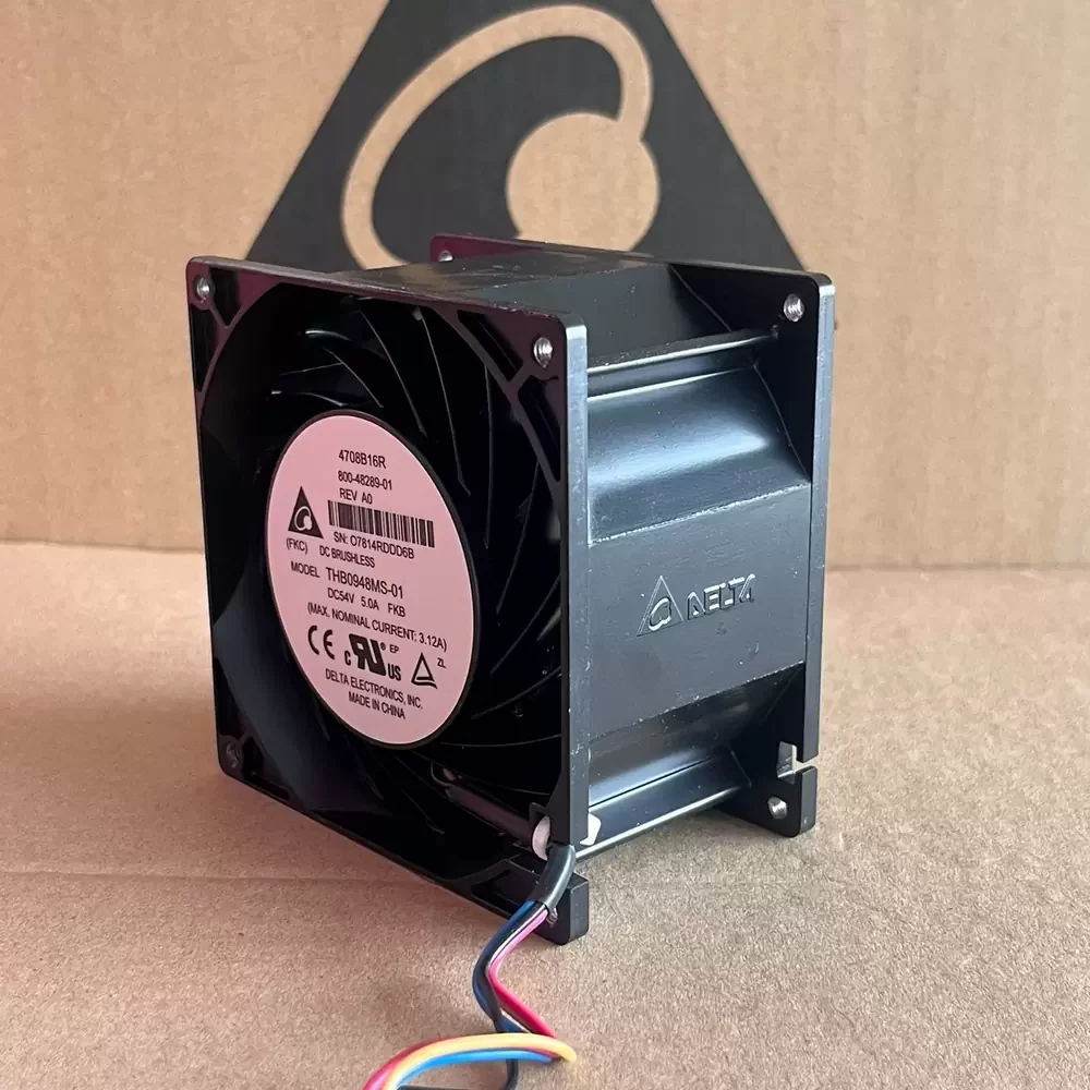 THB0948MS-01FKB Delta 48VDC 90x90x56mm Metal Axial Fan THB0948MS-01FKB Delta 48VDC 90x90x56mm Metal Axial Fan