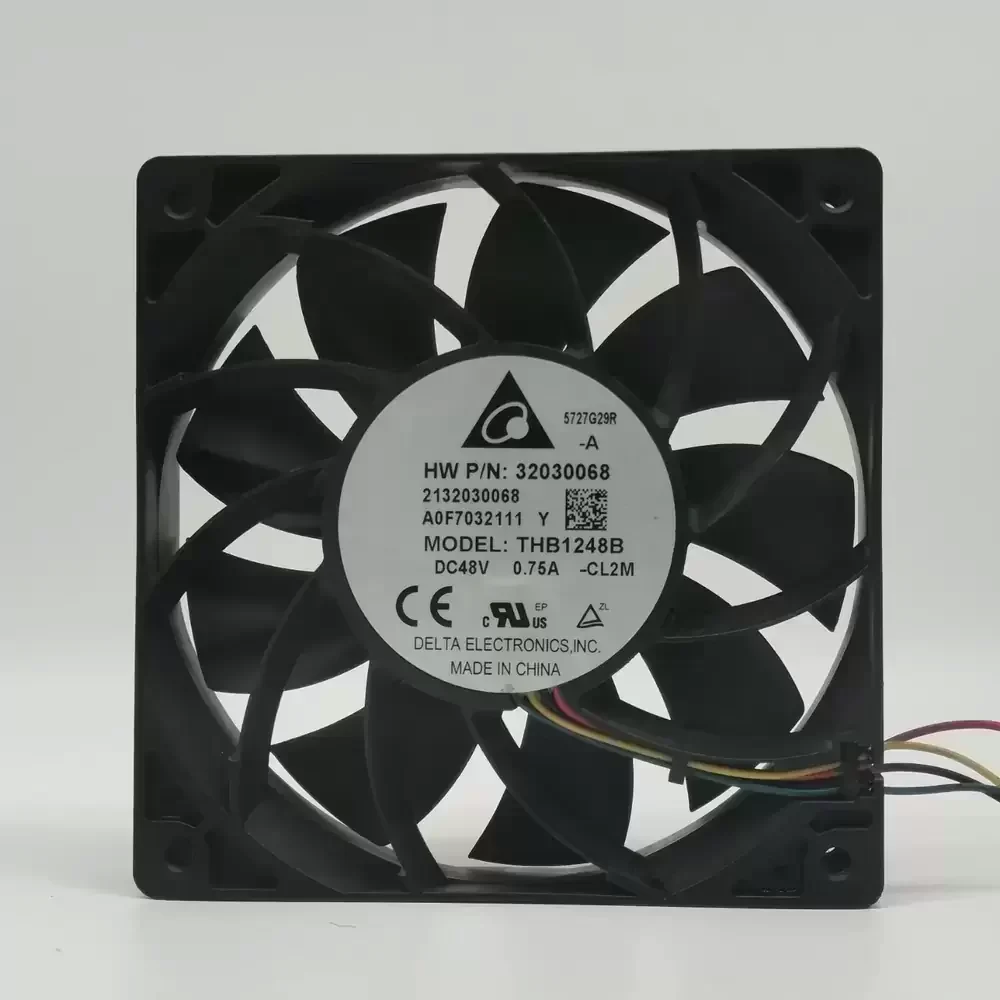 THB1248B-CL2M Delta 48VDC 120x120x25mm Waterproof Axial Fan