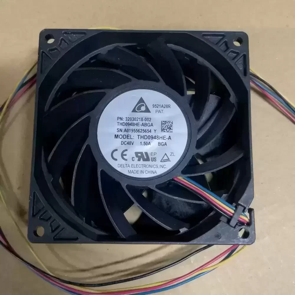 THD0948HE-ABGA Delta 48VDC 92x92x38mm PWM Axial Fan