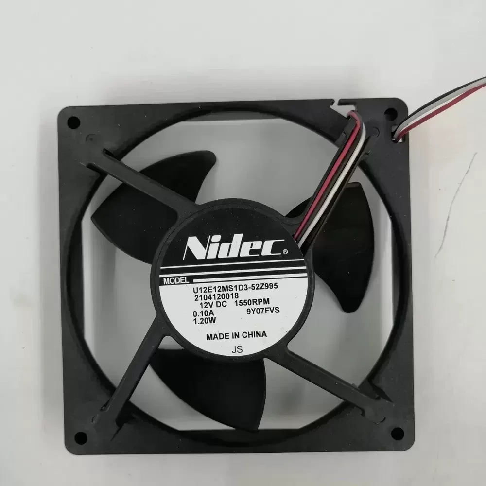 U12E12MS1D3-52Z995 Nidec 12VDC 120mm Waterproof Axial Fan
