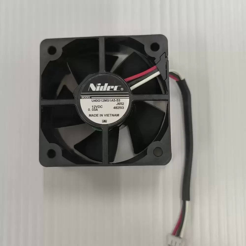 U40G12MS1A5-53J652 Nidec 12VDC 40mm 3-Wire Axial Fan