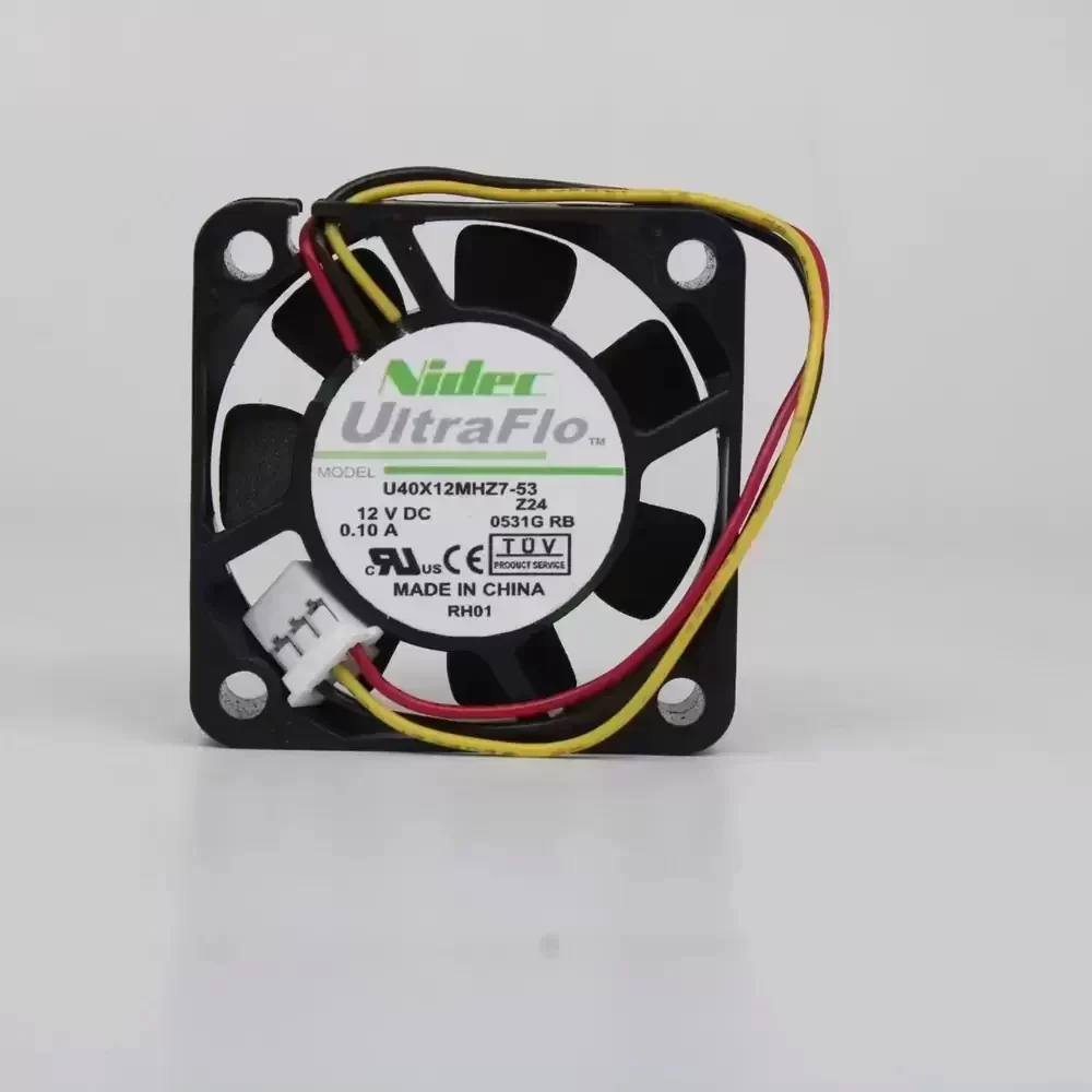 U40X12MHZ7-53Z24 Nidec 12VDC 40x40x10mm 3-Wire Axial Fan