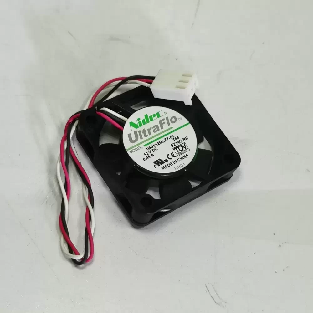 U40X12MLZ7-52 Nidec 12VDC 40x40x10mm Silent Axial Fan U40X12MLZ7-52 Nidec 12VDC 40x40x10mm Silent Axial Fan
