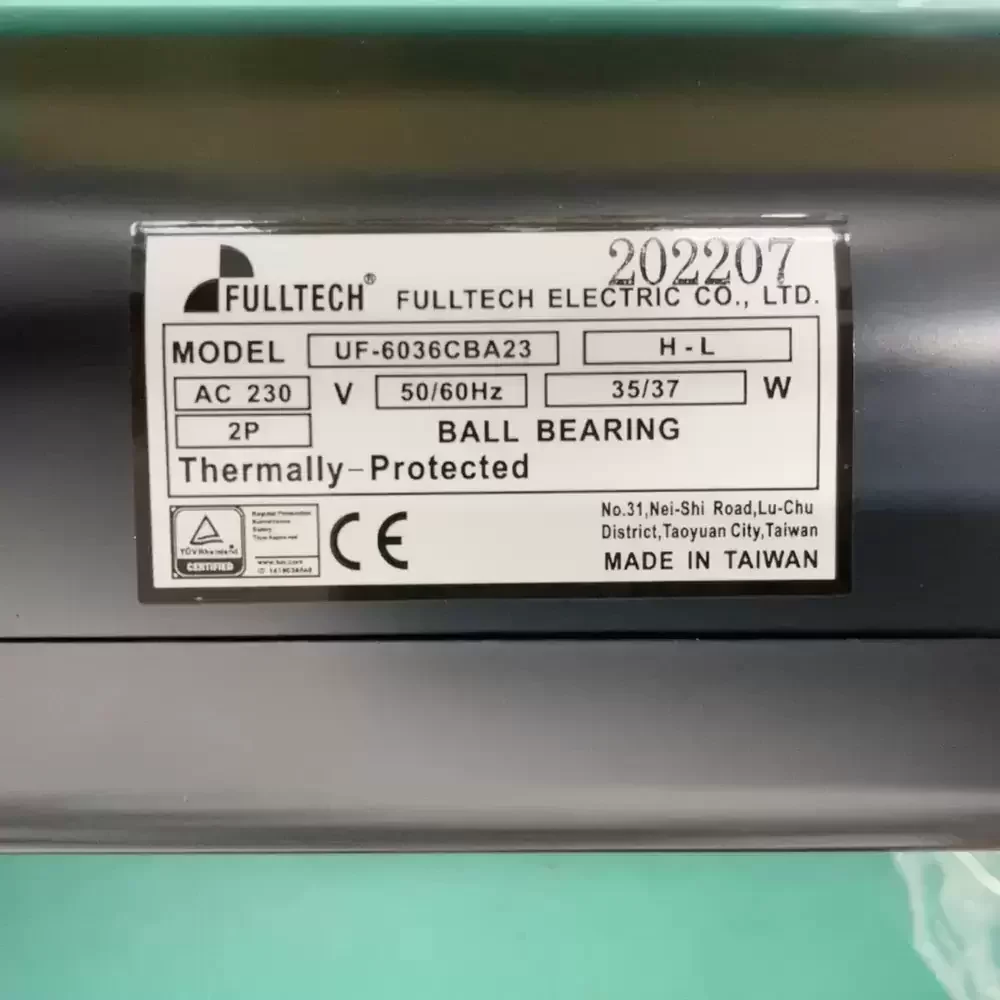 UF-6036CBA23 H-L Fulltech 230VAC 360mm Cross Flow Fan