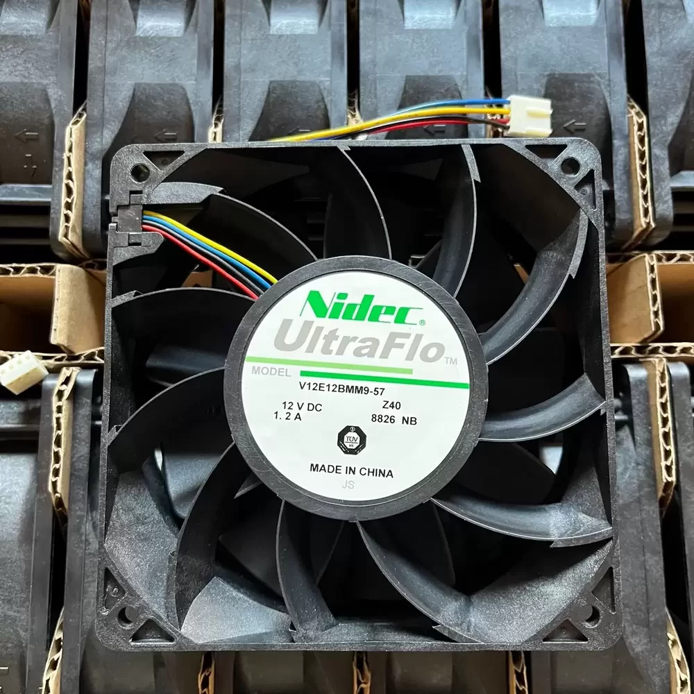 V12E12BMM9-57 Nidec 12VDC 120x120x38mm PWM Axial Fan
