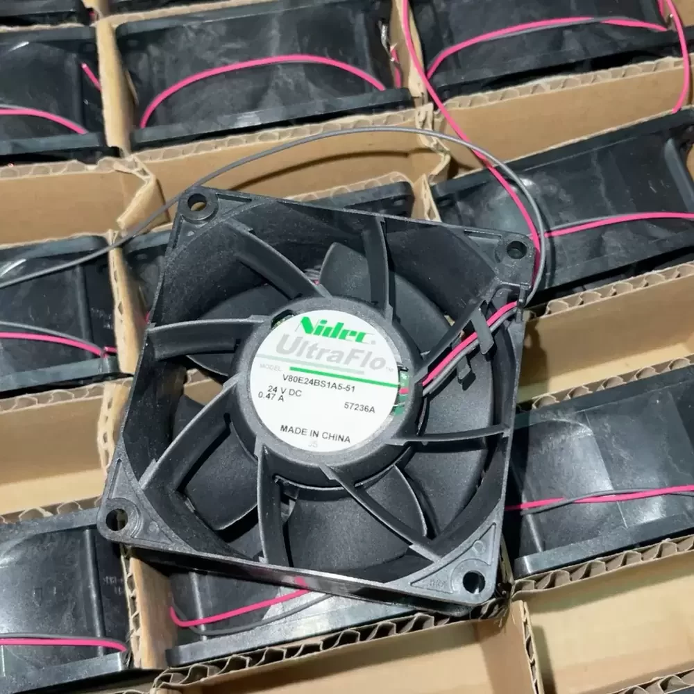 V80E24BS1A5-51 Nidec 24VDC 80x80x38mm UltraFlo Axial Fan