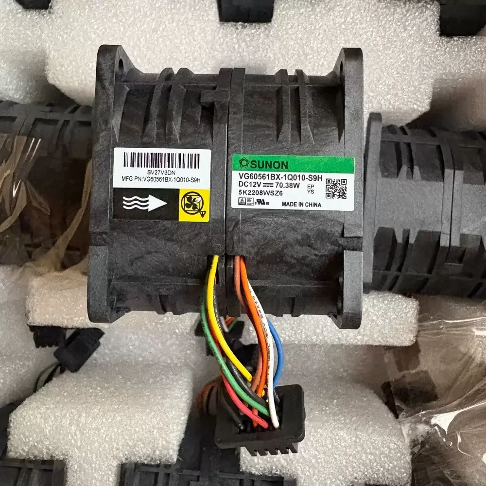 VG60561BX-1Q010-S9H SUNON 12VDC 60x60x56mm Dual Axial Fan