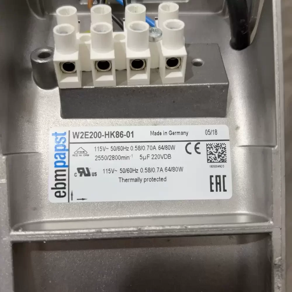 W2E200-HK86-01 ebmpapst 115VAC 225x225x80mm Axial Fan