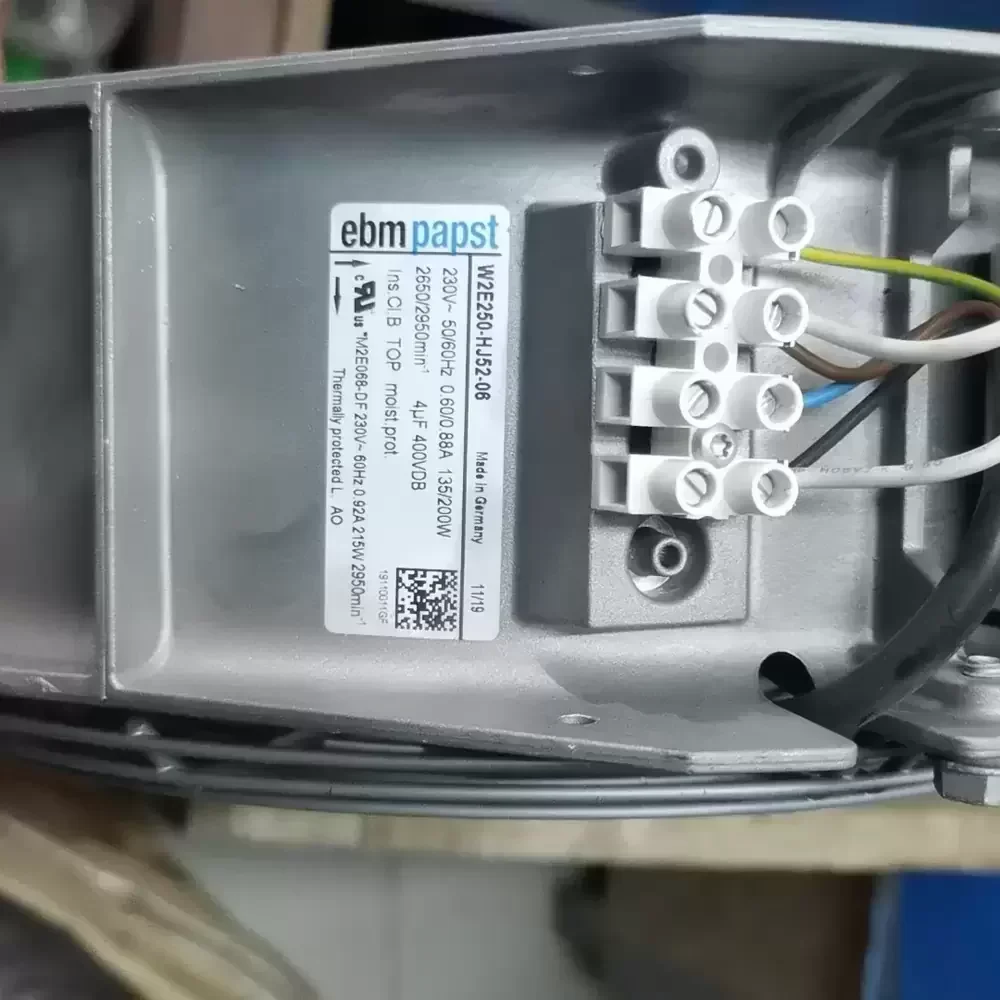 W2E250-HJ52-06 ebm-papst 115VAC 280x280x80mm Axial Fan