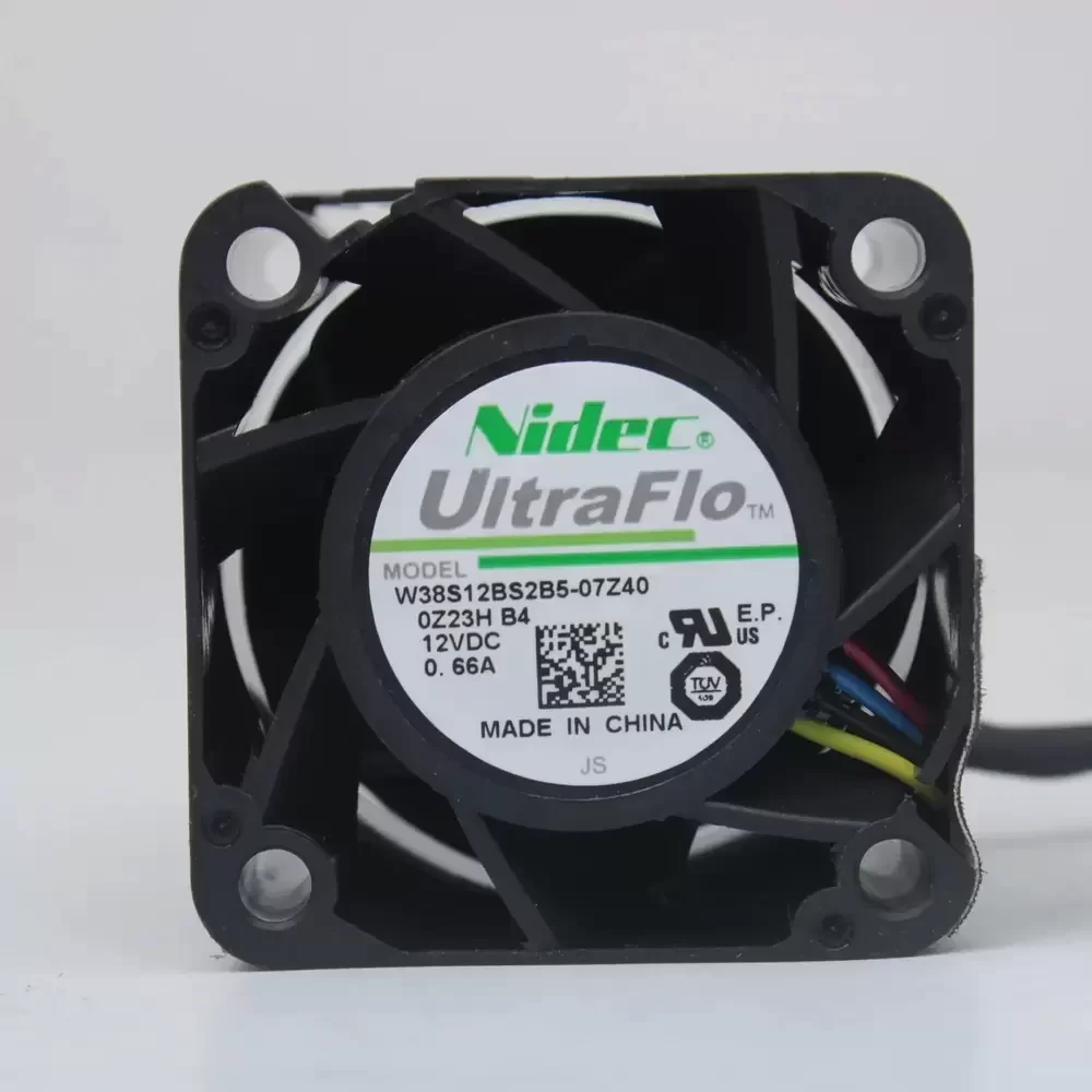 W38S12BS2B5-07Z40 Nidec 12VDC 38x38x28mm UltraFlo Axial Fan
