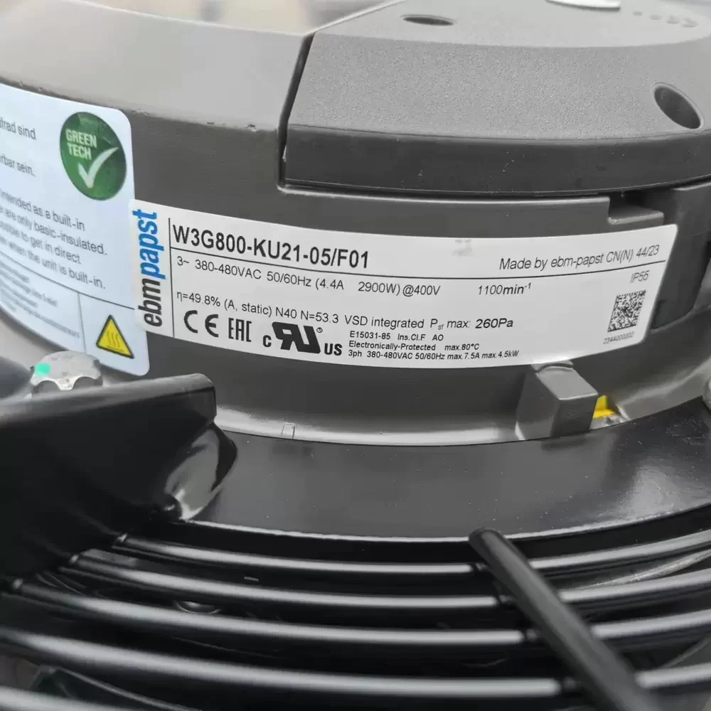 W3G800-KU21-05/F01 ebm-papst 380-480V 800mm Axial Fan