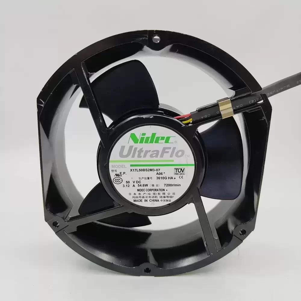 X17L50BS2M3-07 Nidec 50VDC 172mm PWM Axial Fan