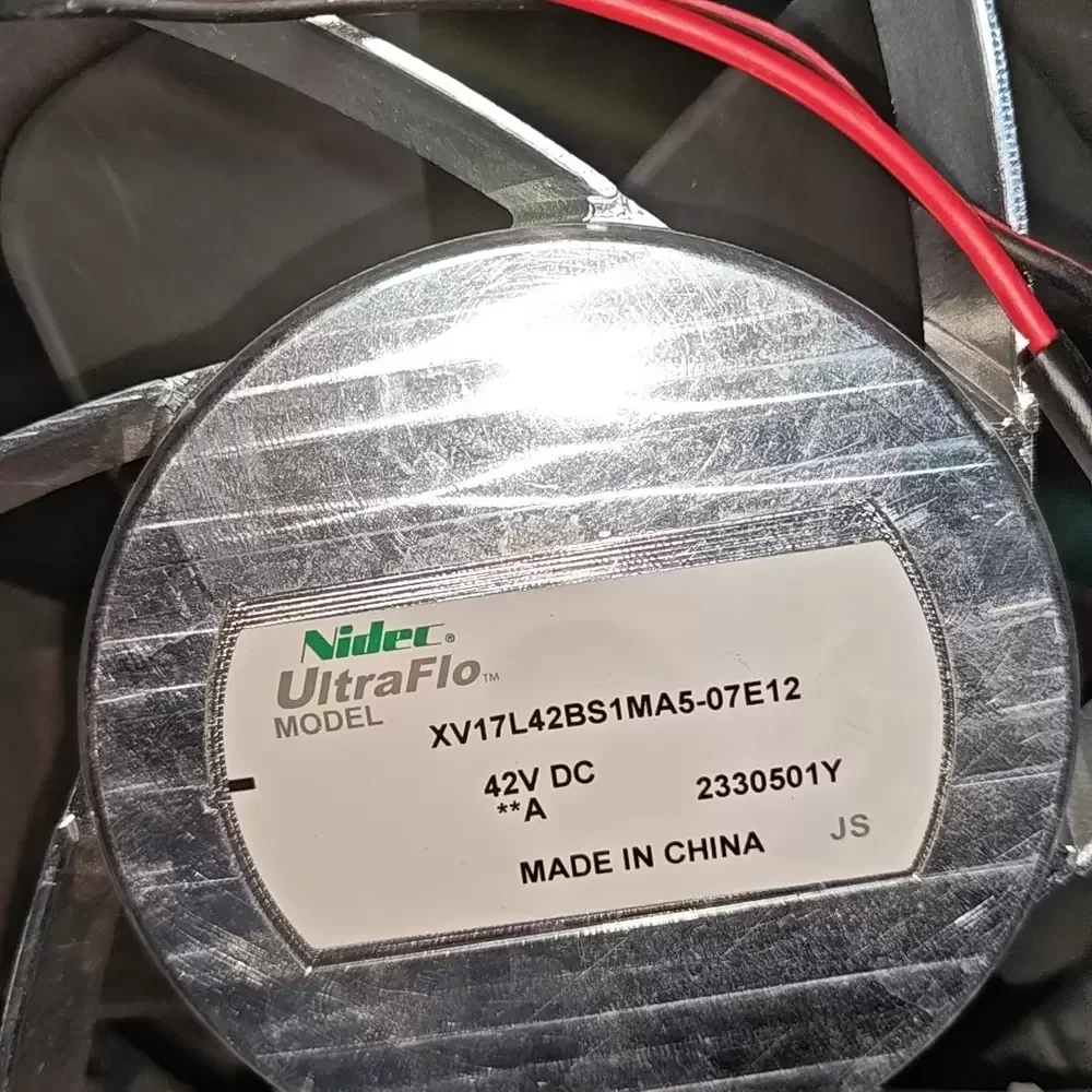 XV17L42BS1MA5-07E12 Nidec 42VDC 172mm Inverter Axial Fan XV17L42BS1MA5-07E12 Nidec 42VDC 172mm Inverter Axial Fan