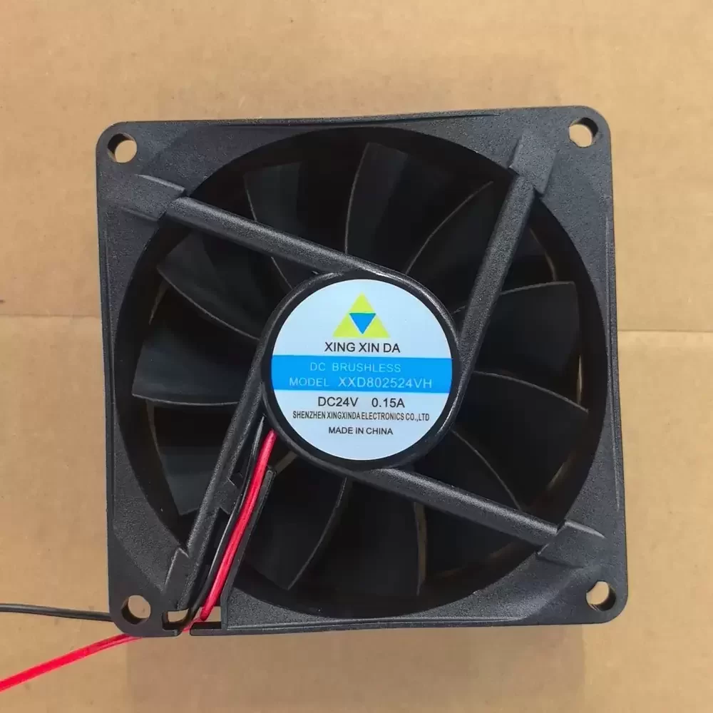 XXD802524VH XING XIN DA 24VDC 80x80x25mm 2-Wire Axial Fan