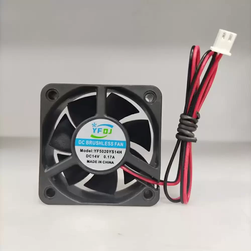 YF5020YS14H YFOJ 14VDC 50x50x20mm Hydraulic Bearing Axial Fan