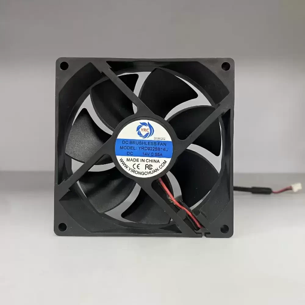 YRD9225B14U YRC 14VDC 92x92x25mm Dual Ball Axial Fan