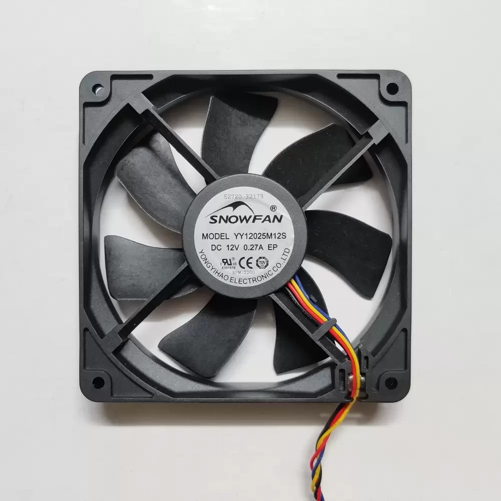 YY12025M12S SNOWFAN 12VDC 120x120x25mm PWM Axial Fan
