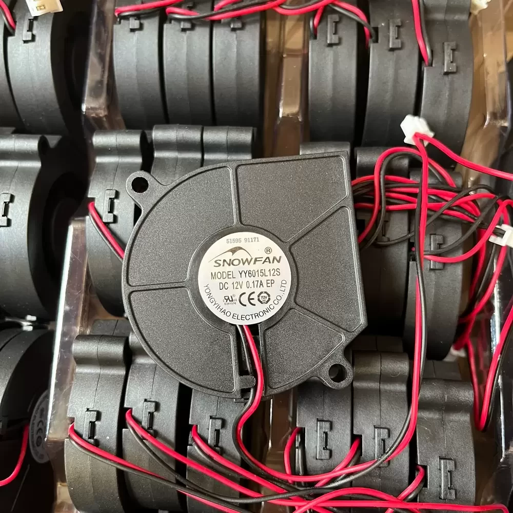 YY6015L12S Snowfan 12VDC 60x60x15mm Silent Blower Fan