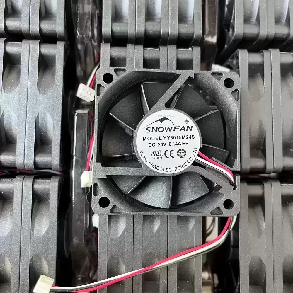 YY6015M24S SNOWFAN 24VDC 60x60x15mm 3-Wire Axial Fan