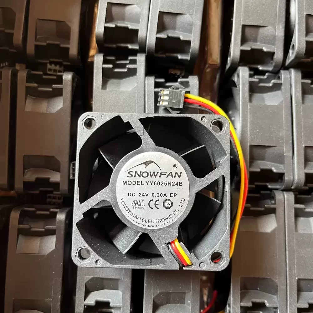 YY6025H24B SNOWFAN 24VDC 60x60x25mm Dual Ball Axial Fan