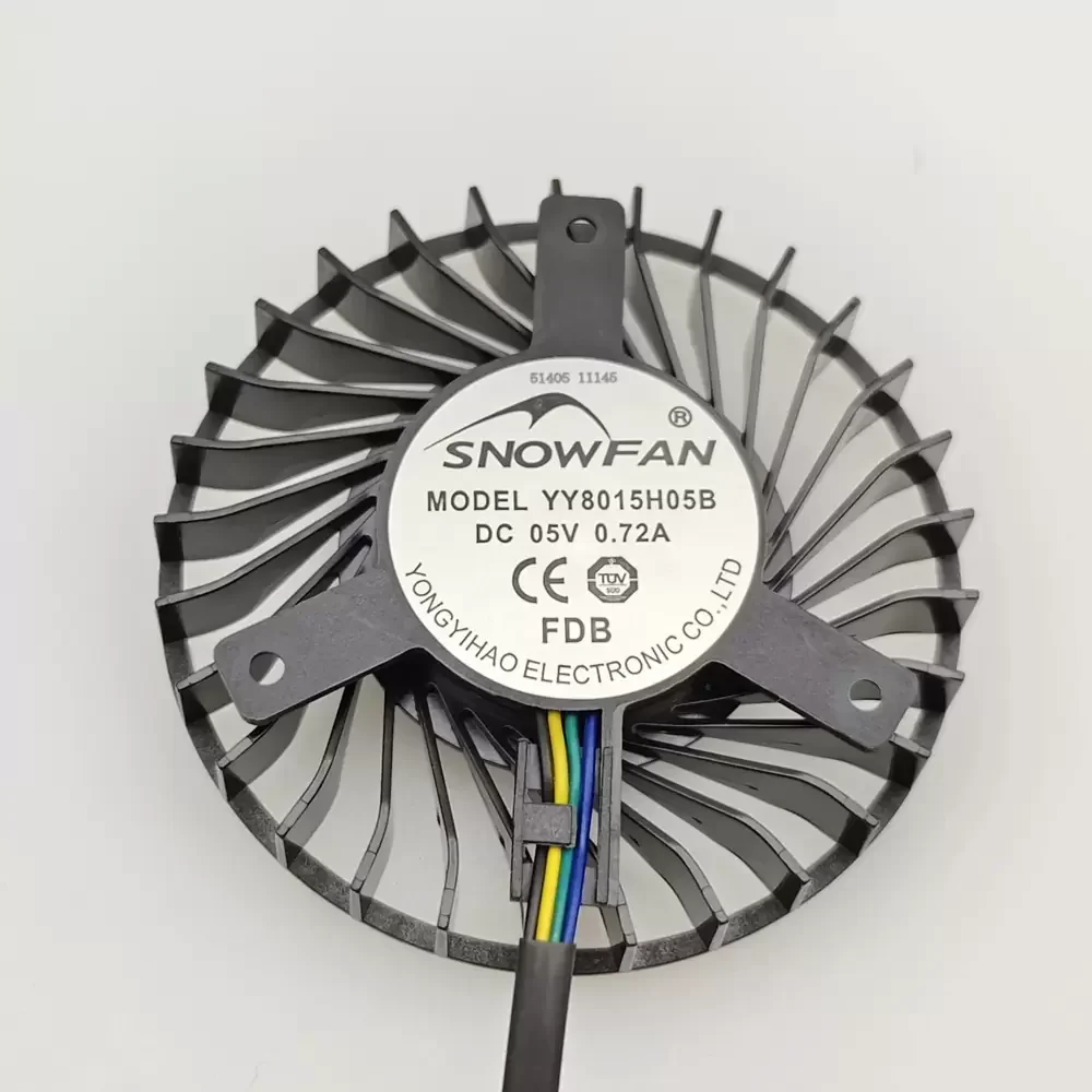 YY8015H015B SNOWFAN 15VDC 80x80x15mm Cooling Axial Fan