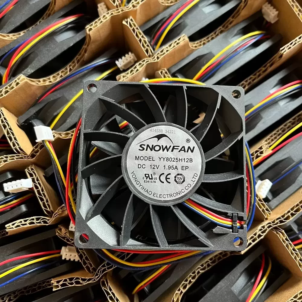 YY8025H12B SNOWFAN 12VDC 80x80x25mm 1.95A Axial Fan