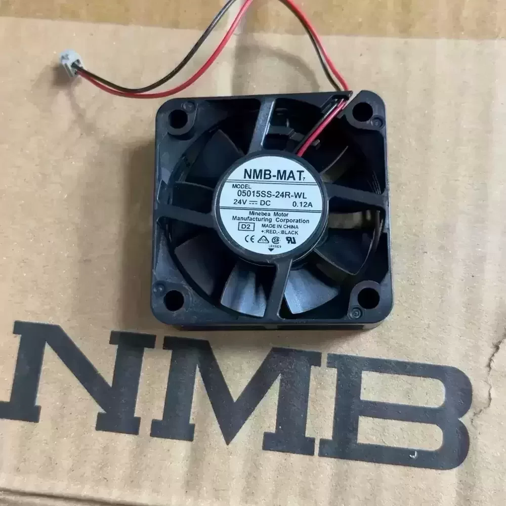05015SS-24R-WL-D2 NMB-MAT 24VDC 50x50x15mm DC Axial Fan