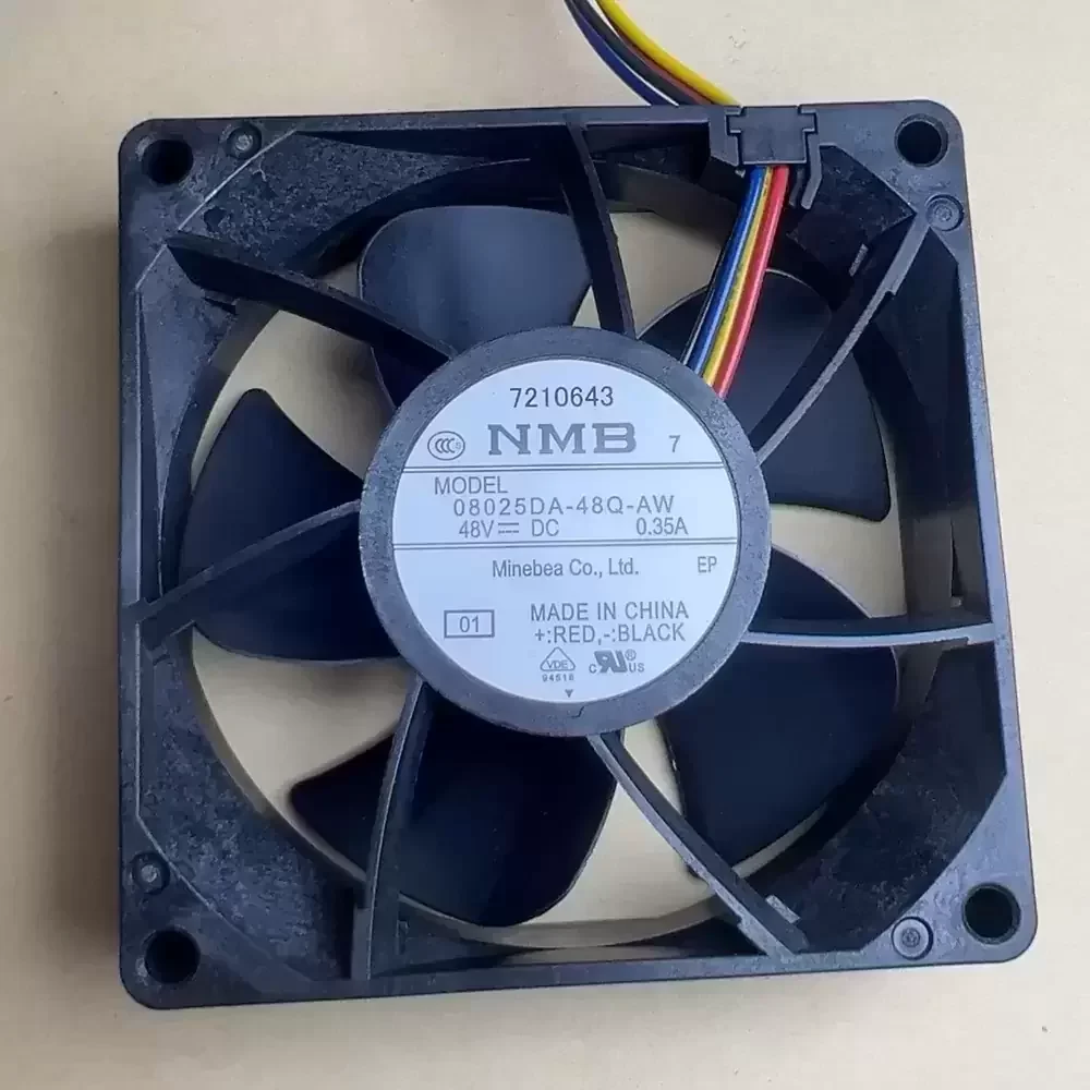 08025DA-48Q-AW-01 NMB 48VDC 80x80x25mm PWM Axial Fan
