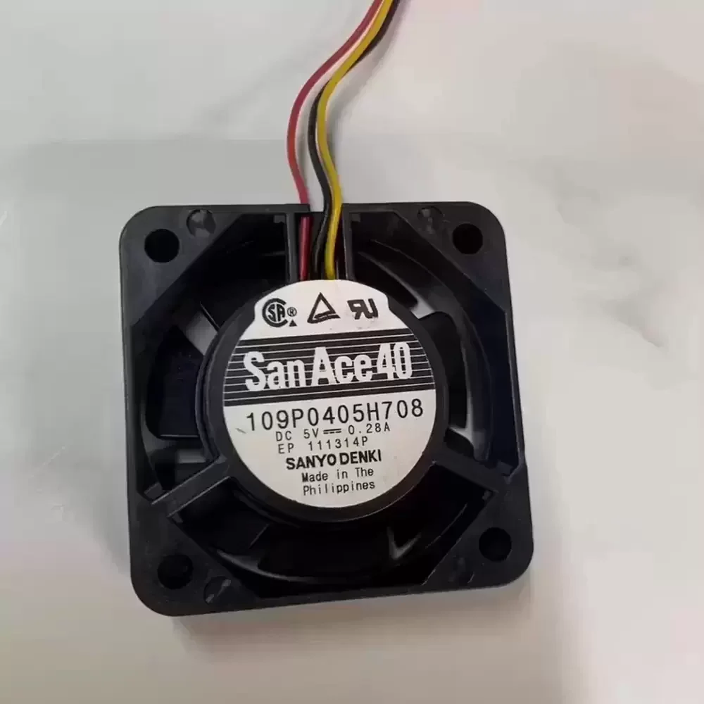 109P0405H708 Sanyo Denki 5VDC 0.28A 40x40x15mm Axial Fan