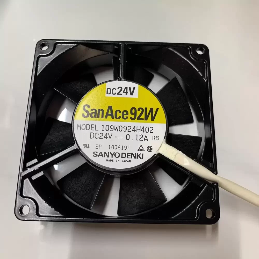 109W0924H402 Sanyo Denki 24VDC 0.12A 92x92x25mm Axial Fan