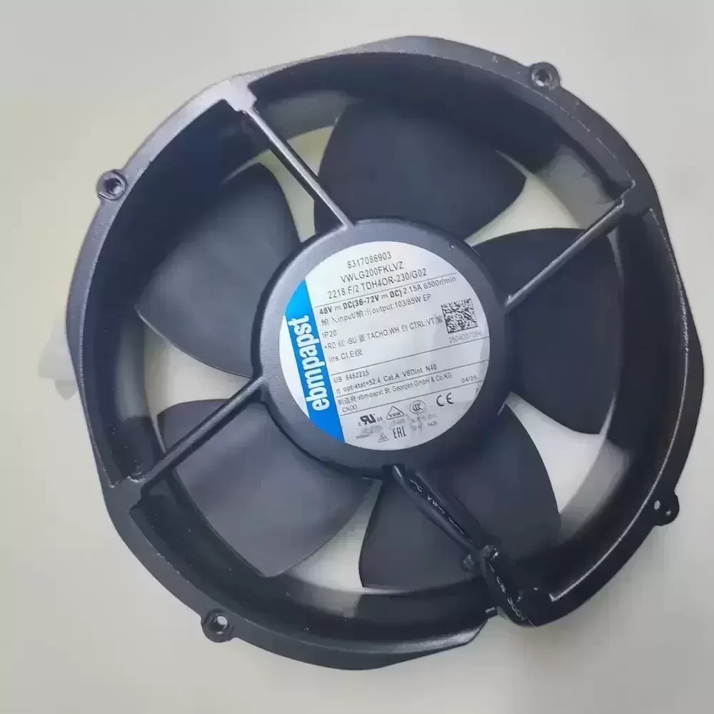 2218F/2TDH4OR-230/G02 ebmpapst 48VDC 200x51mm Tubeaxial Fan