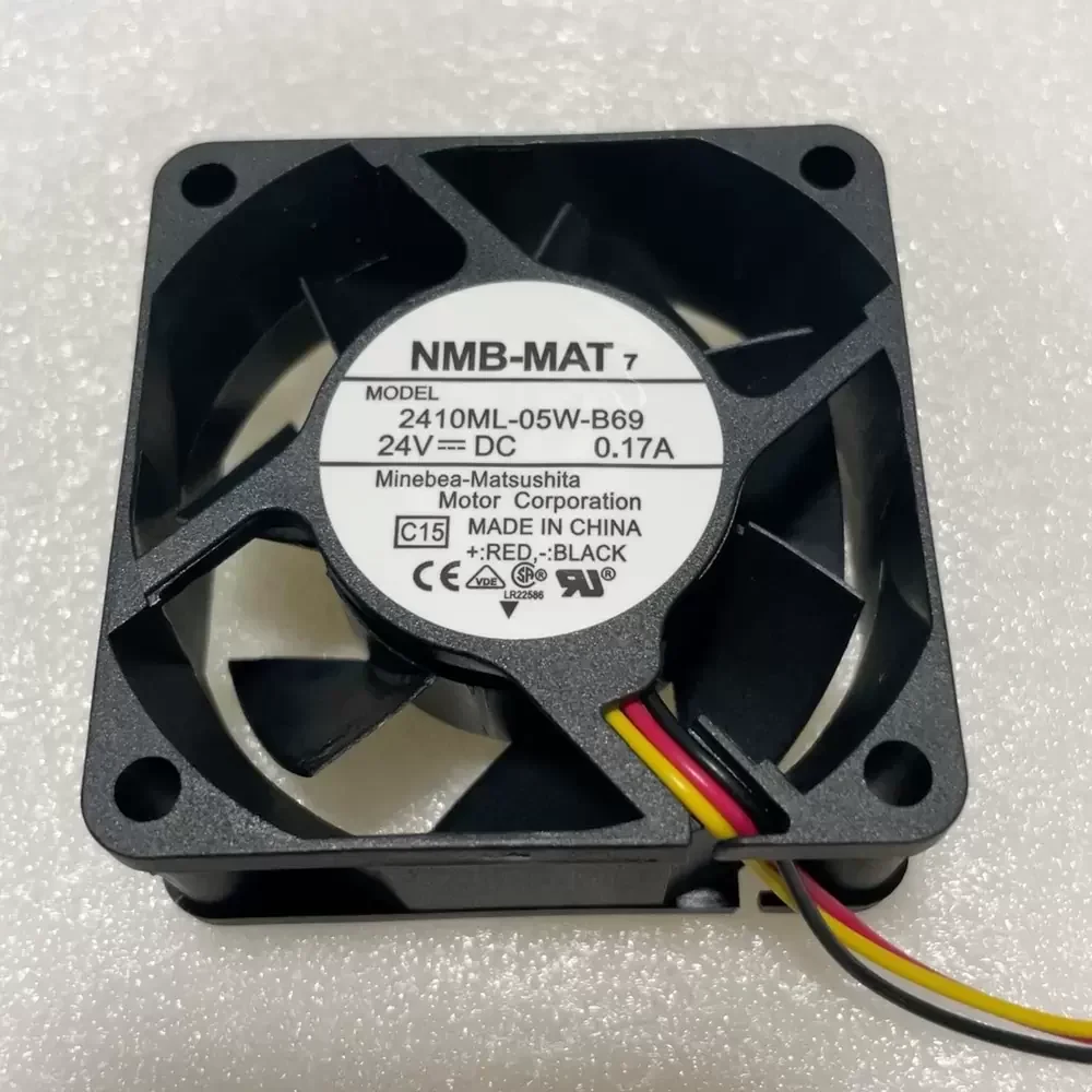 2410ML-05W-B69-C15 NMB-MAT 24VDC 60x60x25mm Axial Fan