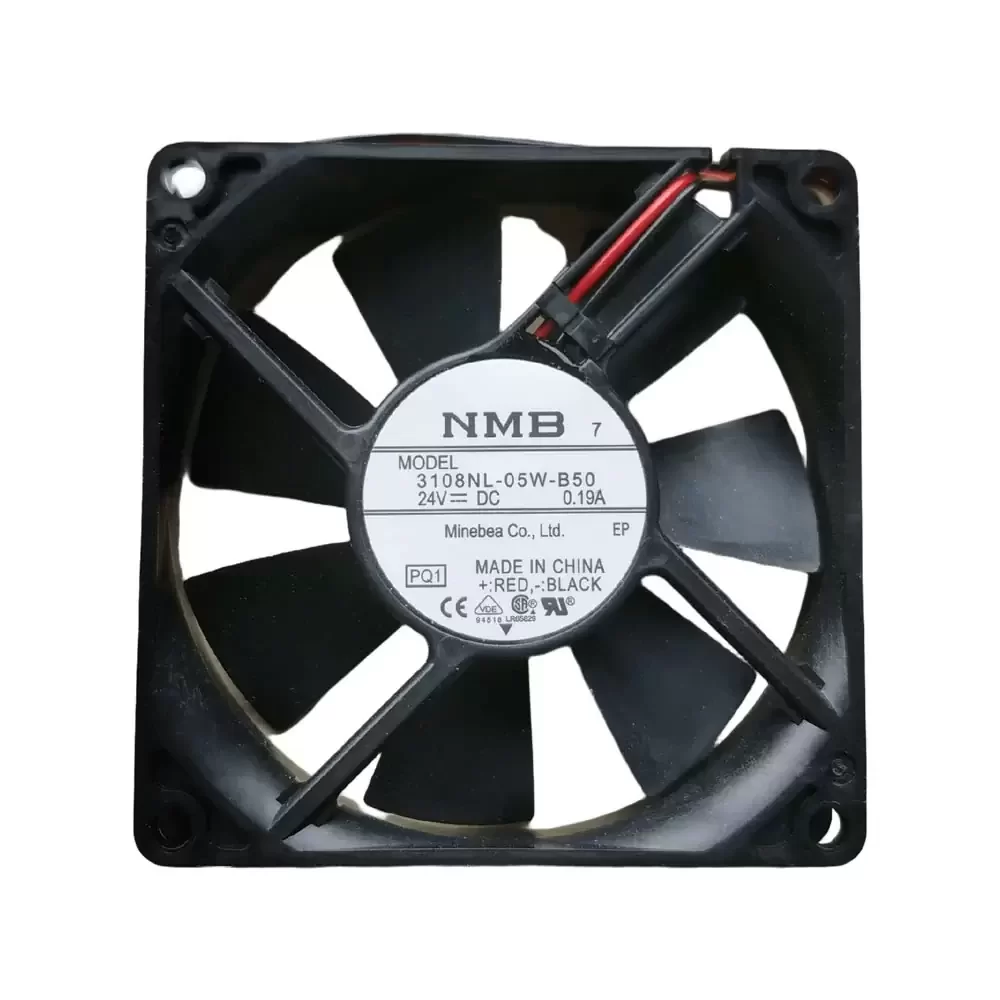3108NL-05W-B50-PQ1 NMB 24VDC 0.19A 80x80x20mm Axial Fan
