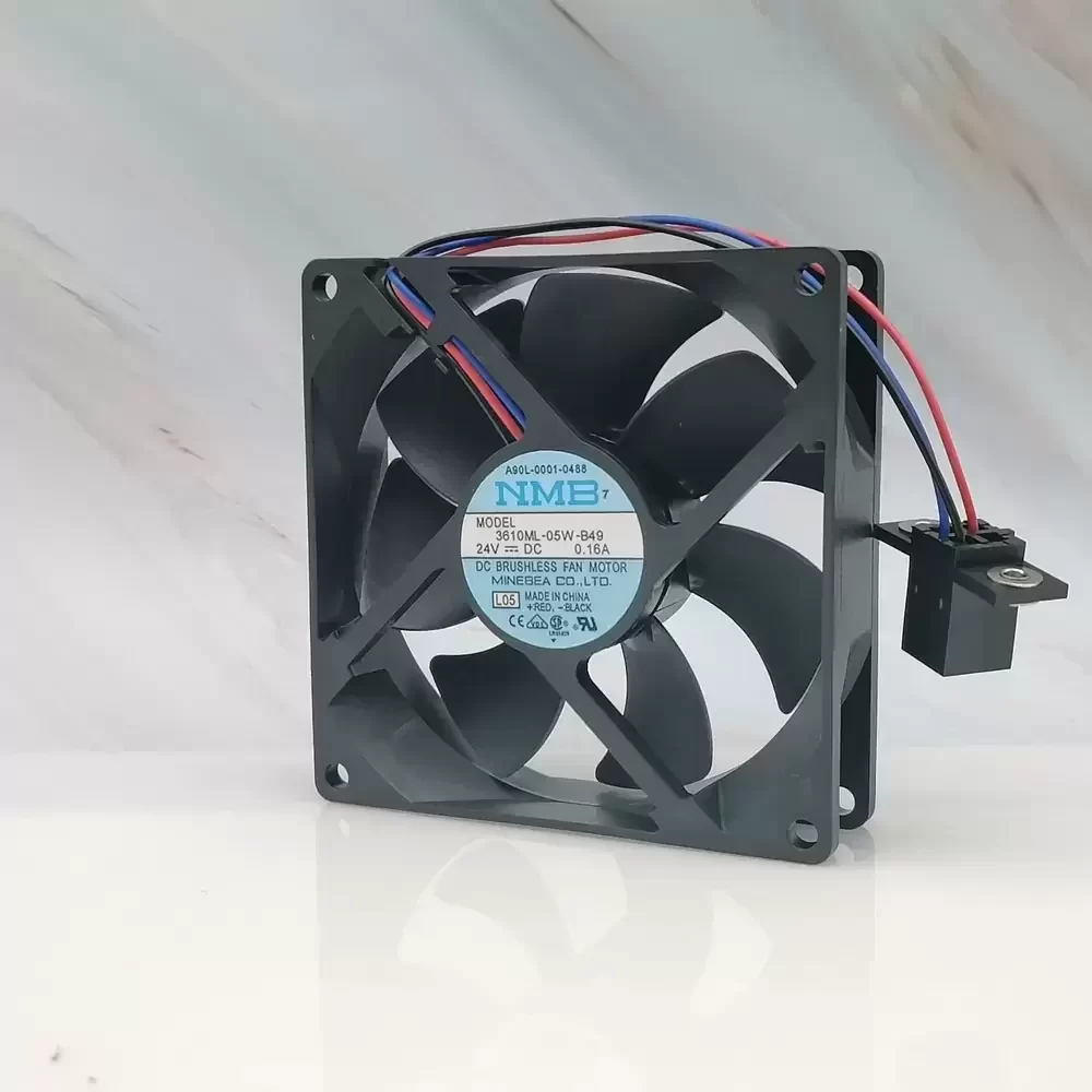 3610ML-05W-B49-L05 NMB 24VDC 92x25mm Sensor Axial Fan 3610ML-05W-B49-L05 NMB 24VDC 92x25mm Sensor Axial Fan